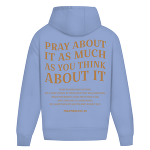 Oversize Hoodie Ohne Kordel pray about it philippians 4:6-7