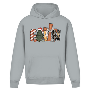 Oversize Hoodie Ohne Kordel faith weihnachtsmotiv