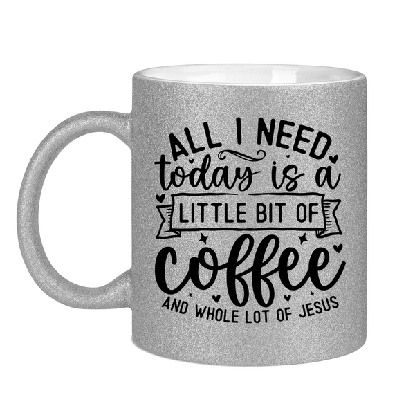 Glitzertasse coffee and whole lot of jesus