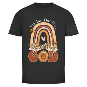 Herren T-Shirt trusting god