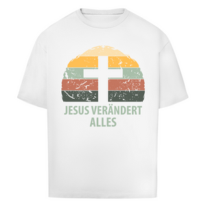 Oversize T-Shirt jesus verändert alles