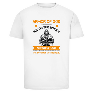 Herren T-Shirt armor of god ephesians 6:11