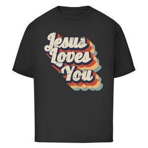 Oversize T-Shirt jesus loves you
