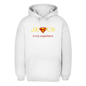 Unisex Oversize Hoodie jesus is my superhero