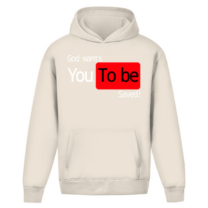 Oversize Hoodie Ohne Kordel god wants you to be saved