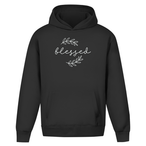 Oversize Hoodie Ohne Kordel blessed