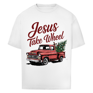 Oversize T-Shirt jesus take wheel