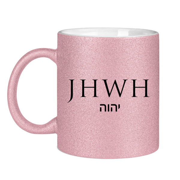 Glitzertasse jhwh