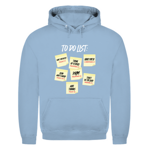 Herren Hoodie to do list