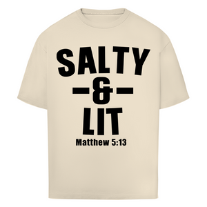 Oversize T-Shirt salty and lit matthew 5:13