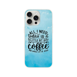 coffee and whole lot of jesus iPhone-Hülle