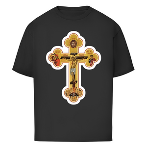 Oversize T-Shirt Griechisch Orthodoxe Jesus Kreuz