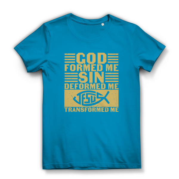 Damen  Bio T-Shirt god formed me