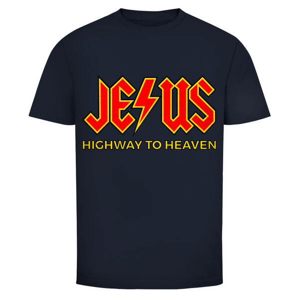 Herren T-Shirt jesus highway to heaven