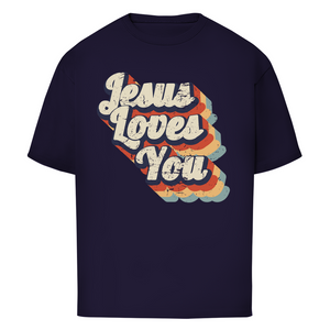 Oversize T-Shirt jesus loves you