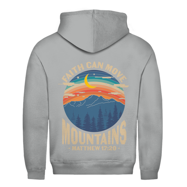 Herren Hoodie faith can move mountains matthew 17:20