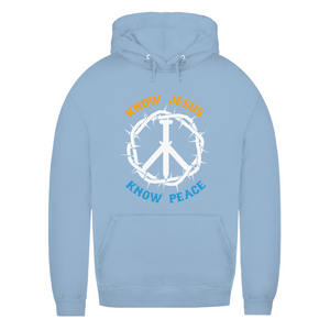 Damen Hoodie know jesus know peace