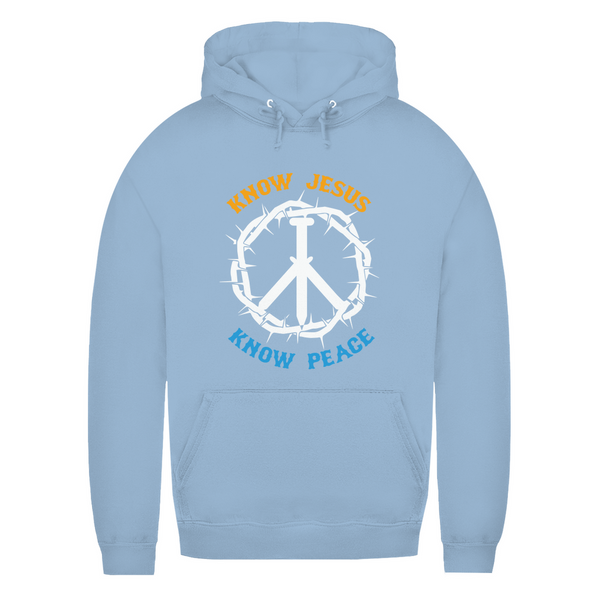 Damen Hoodie know jesus know peace