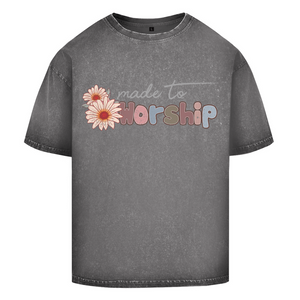 Oversize Washed T-Shirt made to worship