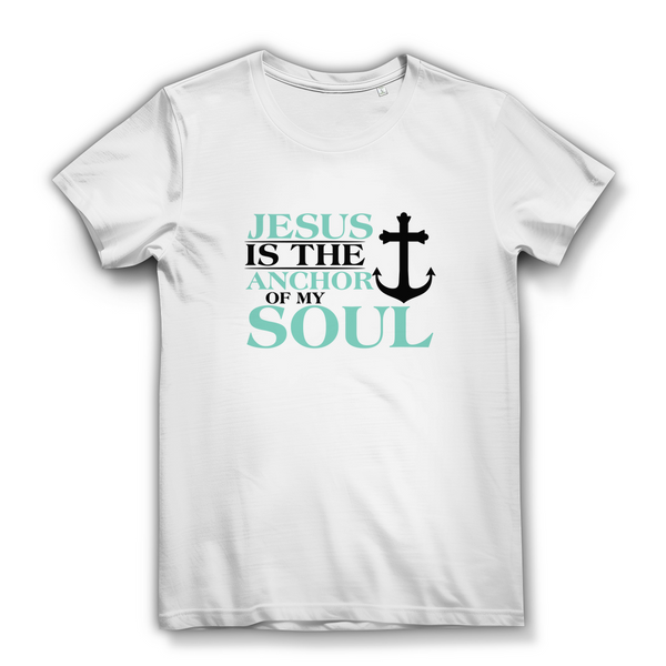 Damen Bio T-Shirt jesus is the anchor of my soul segeln