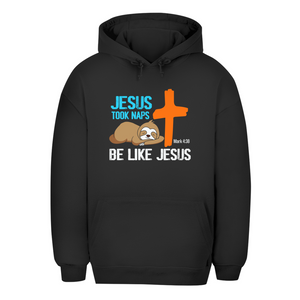 Unisex Oversize Hoodie jesus took naps mark 4:38 faultier