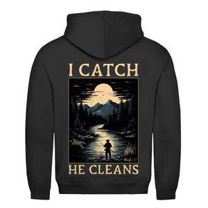 Herren Hoodie i catch he cleans mark 1:17