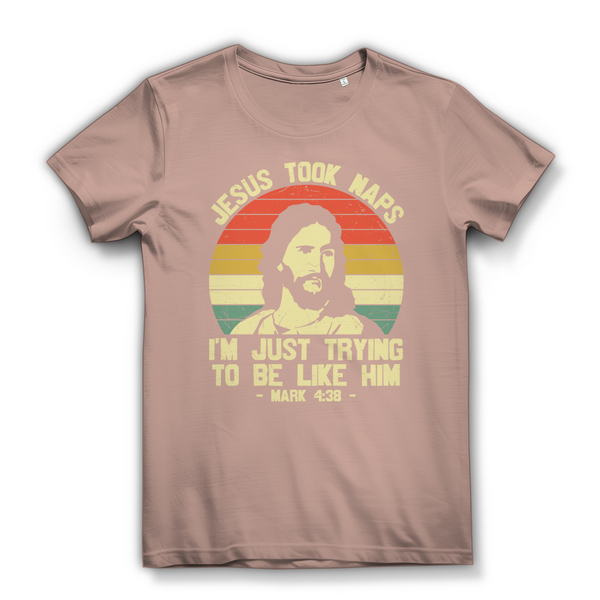 Damen Bio T-Shirt jesus took naps mark 4:38