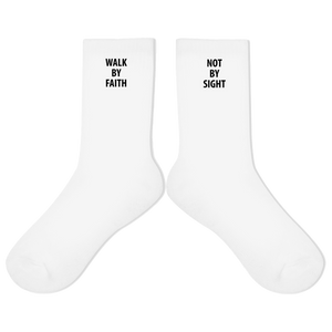 Socken walk by faith