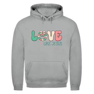 Herren Hoodie love like jesus