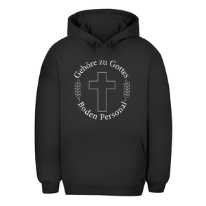 Unisex Oversize Hoodie gehöre zu gottes boden personal