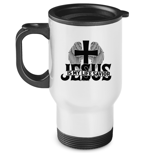 Edelstahl-Thermobecher jesus is my life savior