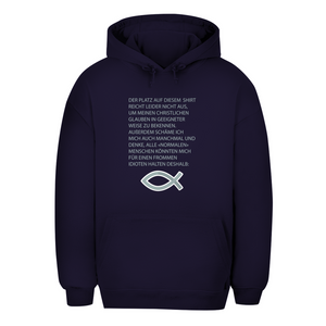 Unisex Oversize Hoodie ICHTHYS spruch