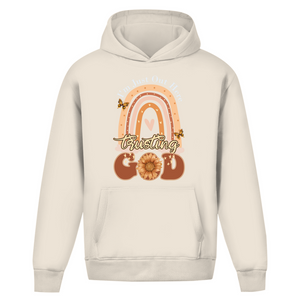 Oversize Hoodie Ohne Kordel trusting god