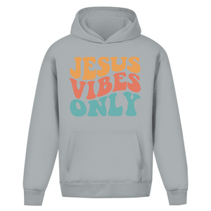 Oversize Hoodie Ohne Kordel jesus vibes only