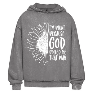 Oversize Washed Hoodie god rolled my that way