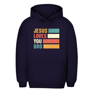 Unisex Oversize Hoodie jesus loves you bro