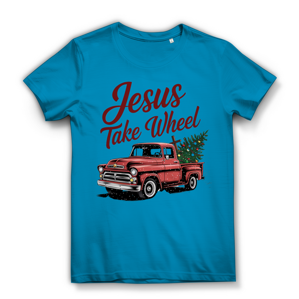 Damen Bio T-Shirt jesus take wheel