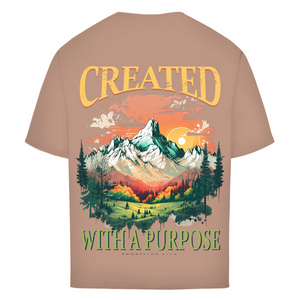 Oversize T-Shirt created with a purpose ephesians 2:10