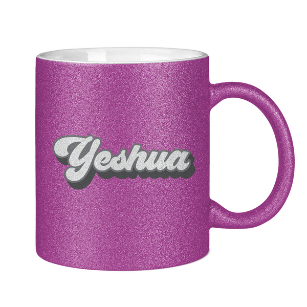 Glitzertasse jeshua