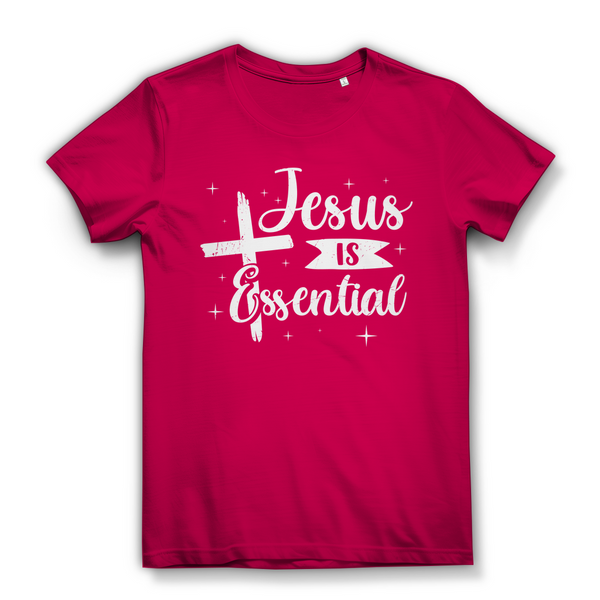 Damen Bio T-Shirt jesus is essential