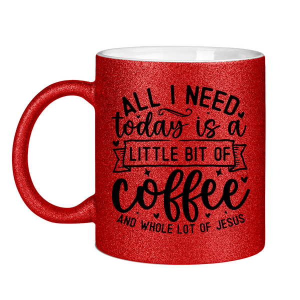 Glitzertasse coffee and whole lot of jesus