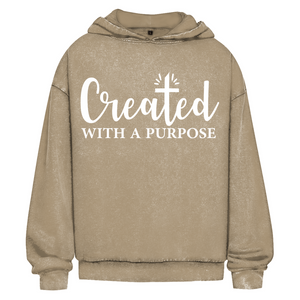 Oversize Washed Hoodie created with a purpose