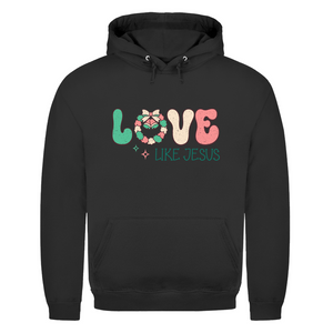 Herren Hoodie love like jesus