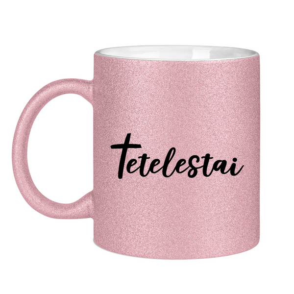 Glitzertasse tetelestai