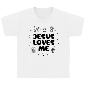 Kinder T-Shirt jesus loves me