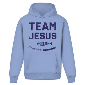 Oversize Hoodie Ohne Kordel team jesus john 3:16