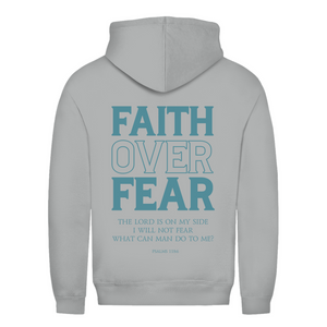 Damen Hoodie faith over fear psalm 118:6