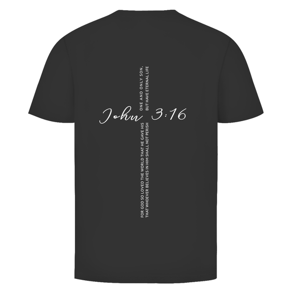 Herren T-Shirt for god so loved the world john 3:16