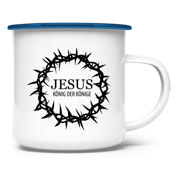 Emaille Tasse jesus könig der könige