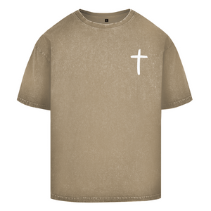 Oversize Washed T-Shirt jesus loves you
